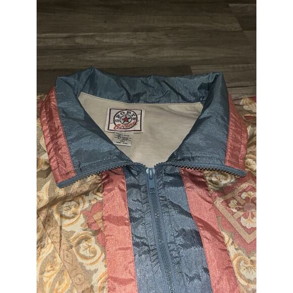 Vintage Sports Accent Cotton Lined Lightweight WindbreakerJacket Floral Size XL - Picture 2 of 12